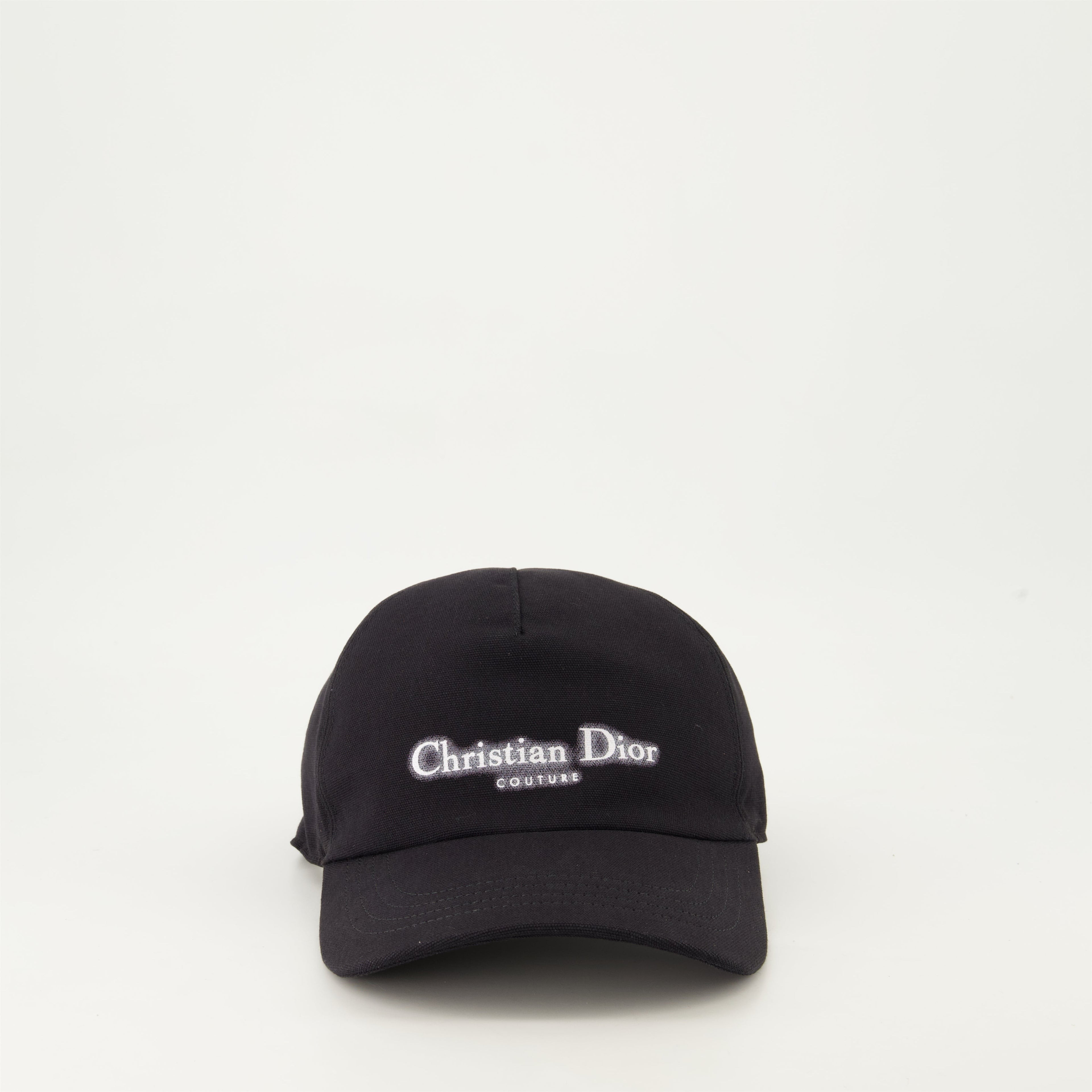 Black cotton cap, denim style hat, elegant men's accessory, casual headwear, Autumn-Winter collection