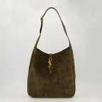 Borsa Grande in Suede Oliva Le 5 à 7