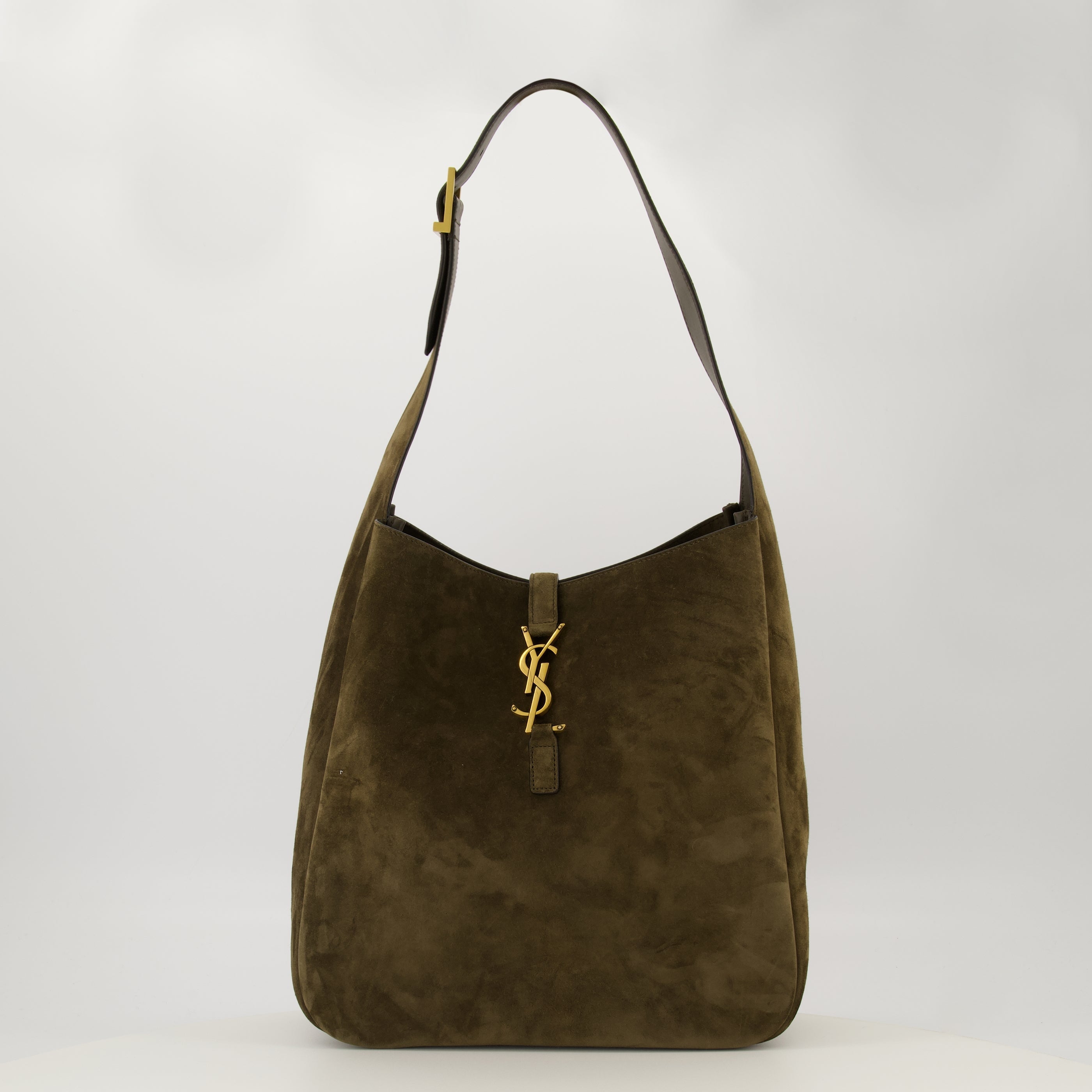 Le 5 à 7 Grand Sac en Suède Olive