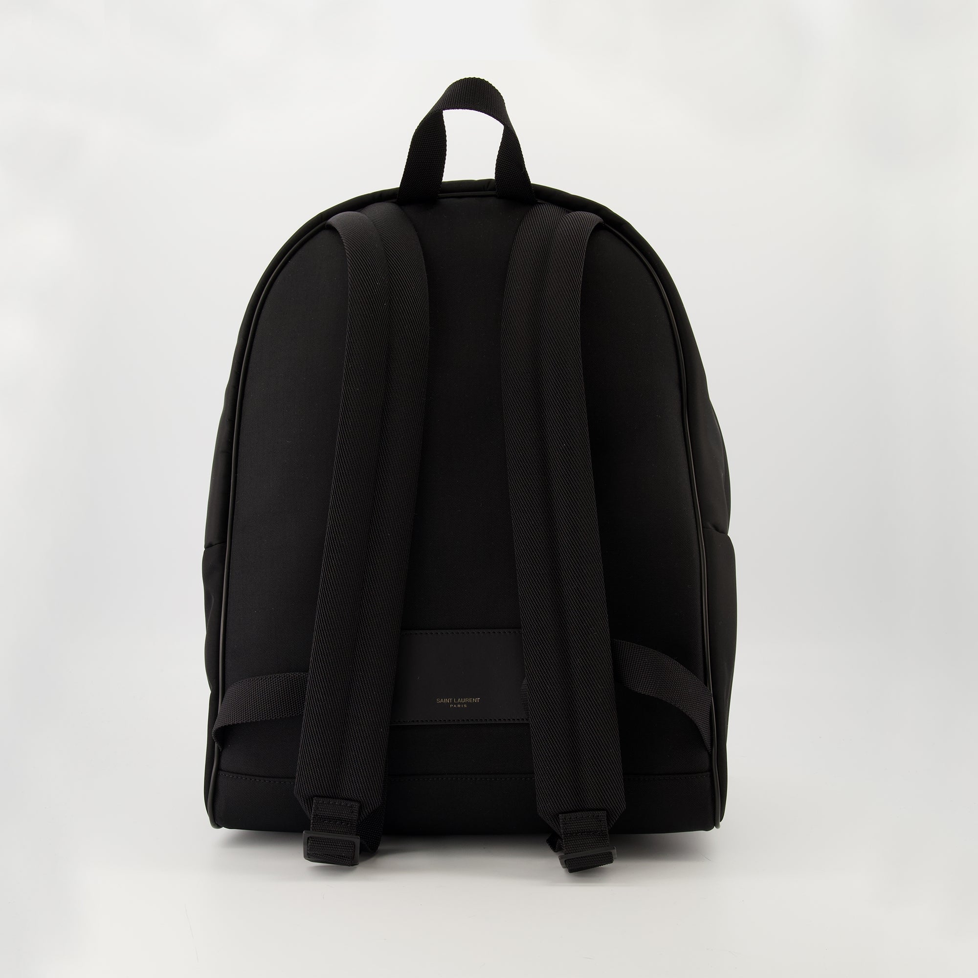 City Backpack, Saint Laurent, leather nylon backpack, adjustable straps, designer accessories