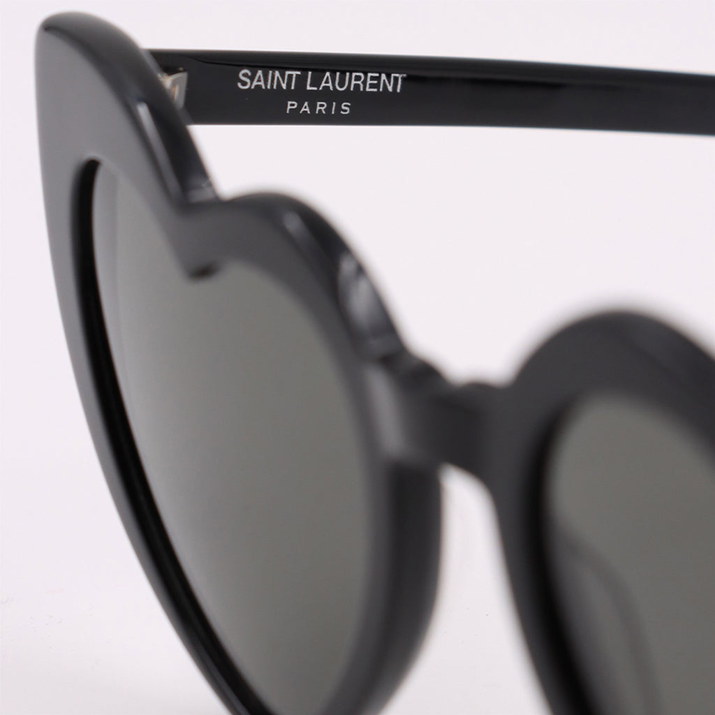 Image of Heart-shaped Sunglasses by Saint Laurent for Women - Season Autumn-Winter 2024 - Detail View 1