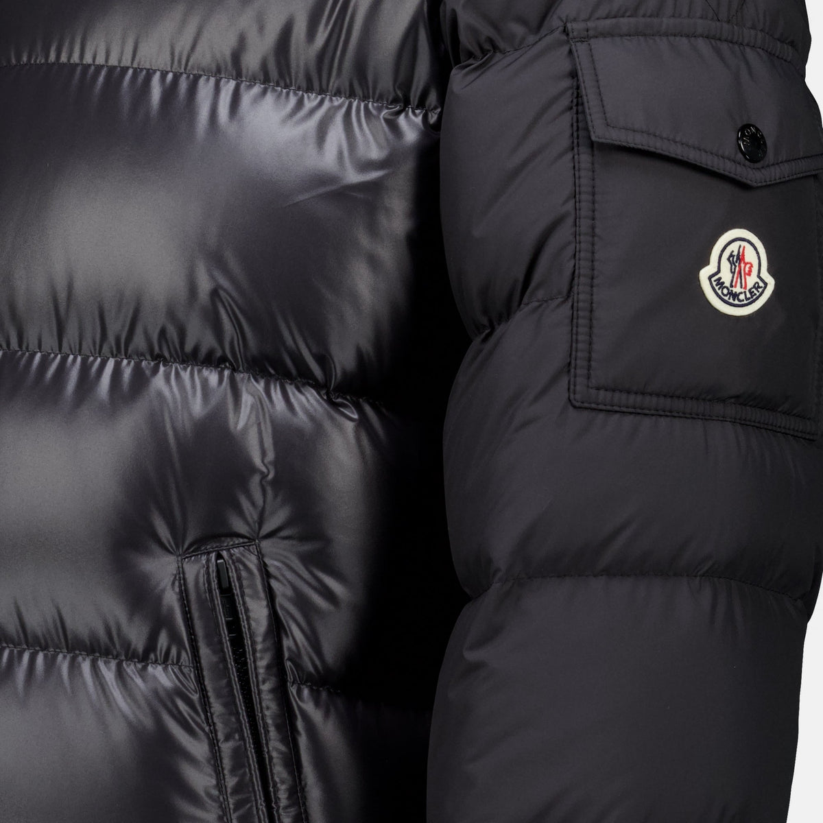 Maya Black Down Jacket