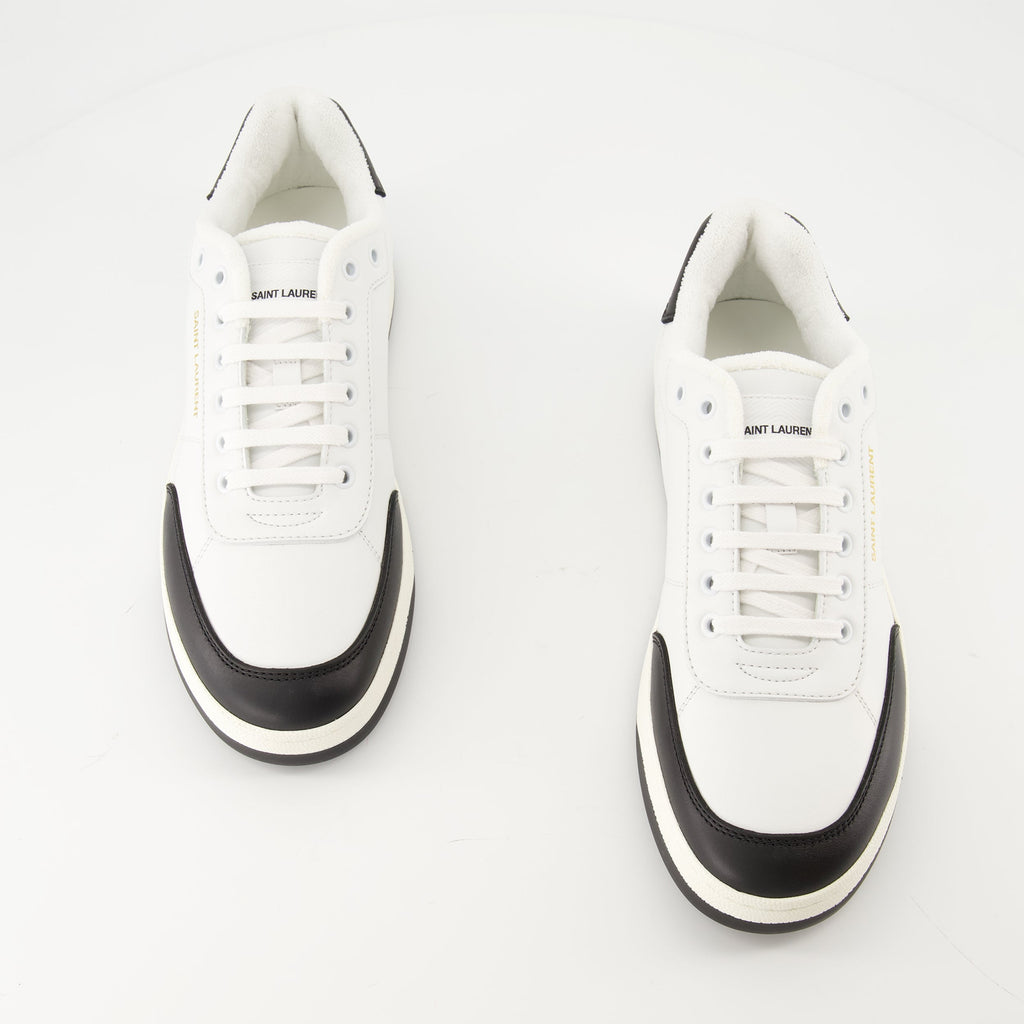sl 61 white sneakers saint laurent men 15494796050812