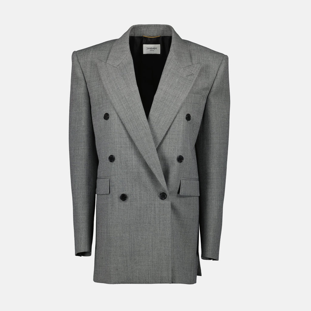Gray Wool Blazer