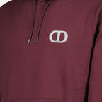 Dior hoodie, burgundy hoodie, crew neck sweatshirt, cotton hoodie, Fall-Winter collection