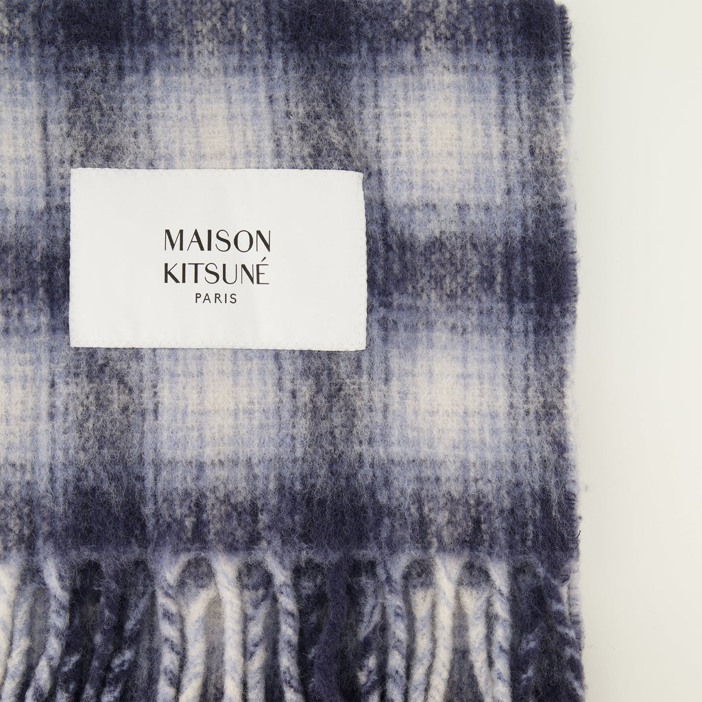 Karierte Alpakasc scarf - Maison Kitsuné