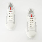 Image of Prada America's Cup Sneakers by Prada for Men - Season Autumn-Winter 2025 - Top View Pair