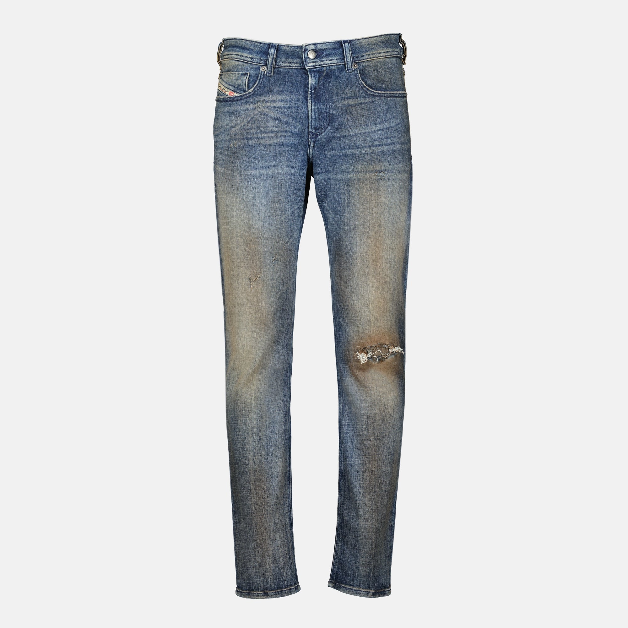 Image of jean d-sleenker 1979 l.32 bleu délavé by Diesel for Men - Season Spring-Summer 2026 - Front View