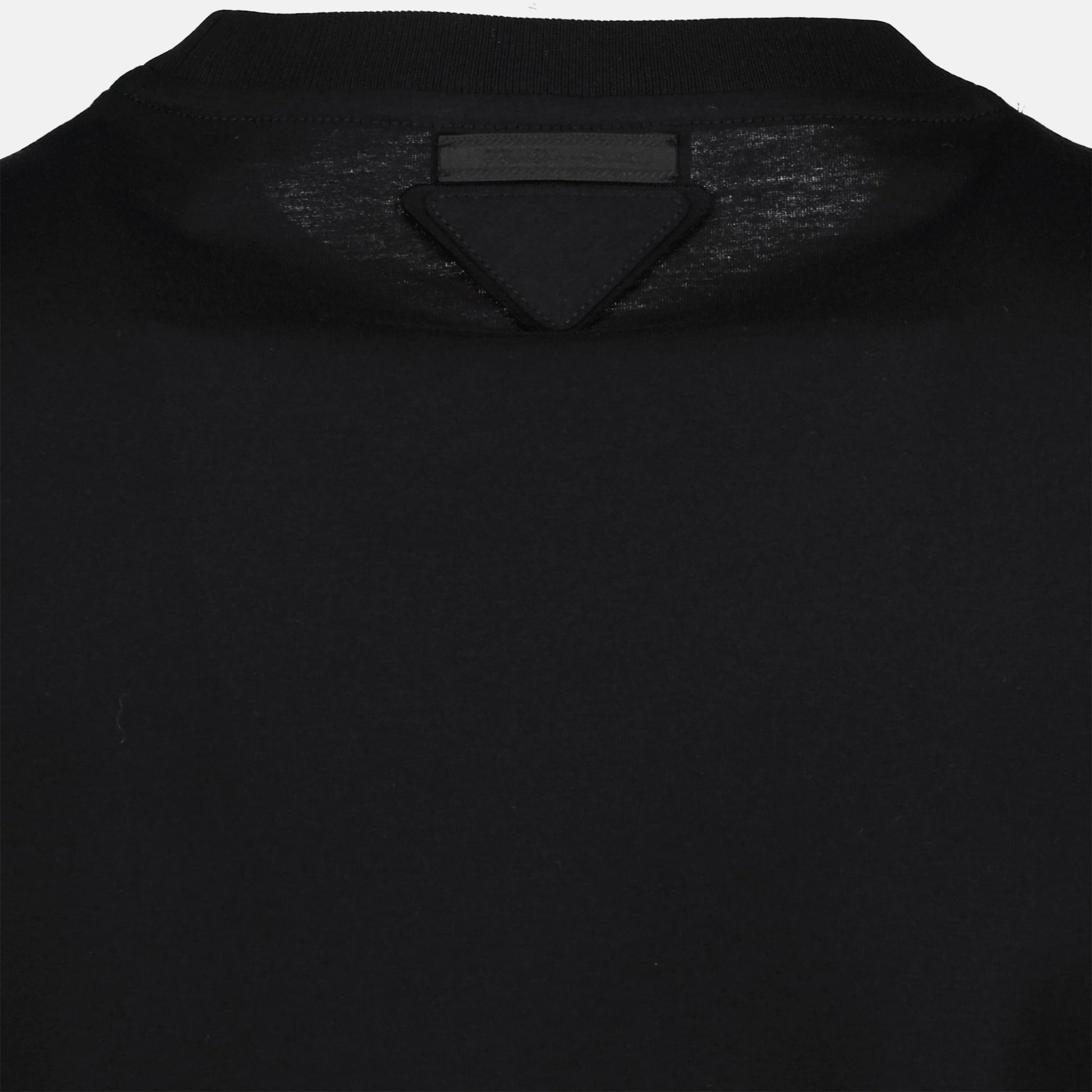 Prada body shirts, black cotton, luxury essentials, fall-winter collection, sophisticated apparel