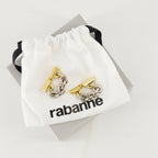 Chain Link Earrings, Rabanne Jewelry, Women's Accessories, Elegant Earrings, Modern Design