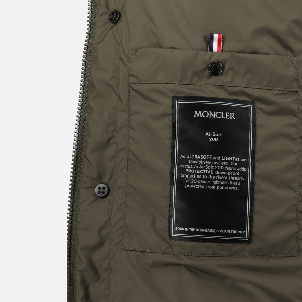 Moncler, doudoune-chemise, outerwear, polyester jacket, Winter collection 2025