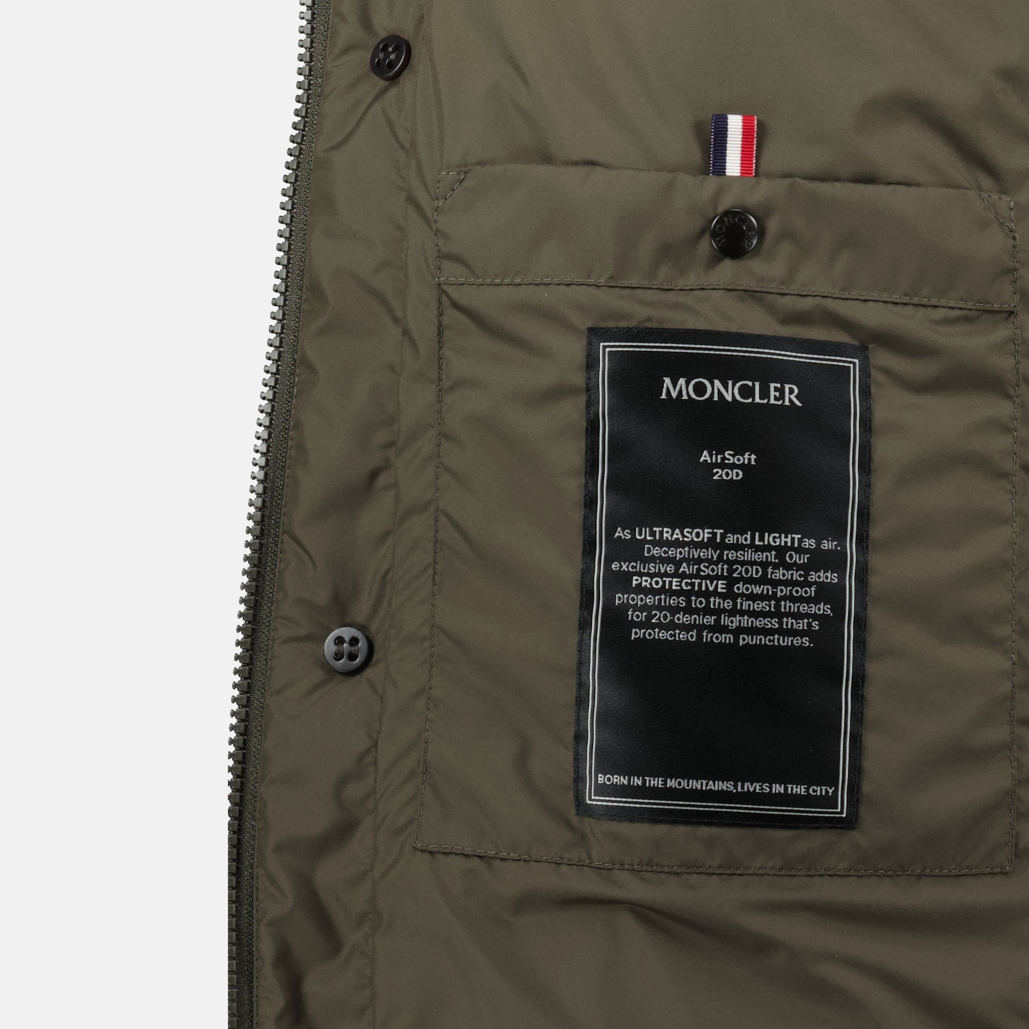 Moncler, doudoune-chemise, outerwear, polyester jacket, Winter collection 2025