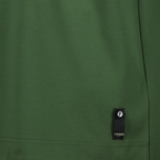 Fendi T-shirt, cotton t-shirt, khaki t-shirt, round neck t-shirt, zipper pocket t-shirt