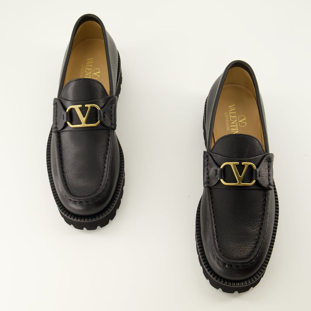 Mocassins en cuir VLogo