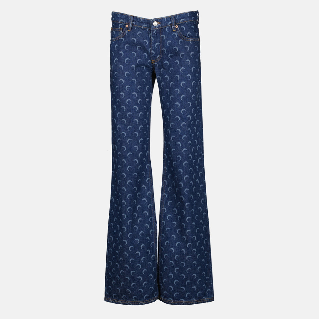 Jean Moon aus blauem Denim