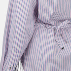 Image of Striped Purple Shirt by Rabanne for Women - Season Spring-Summer 2025 - Detail View 1