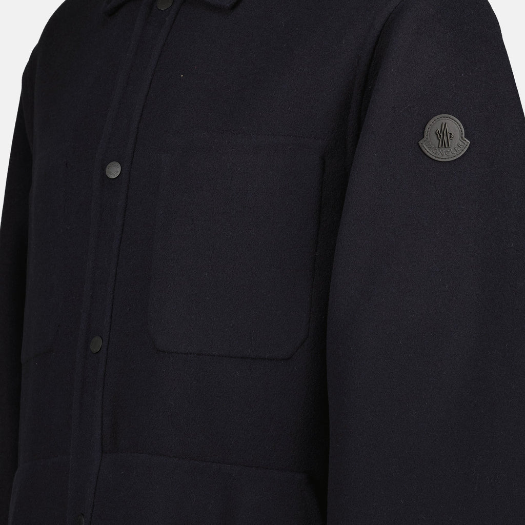 Moncler, Tagnit Jacket, Navy Jacket, Wool Polyamide, Reversible Jacket