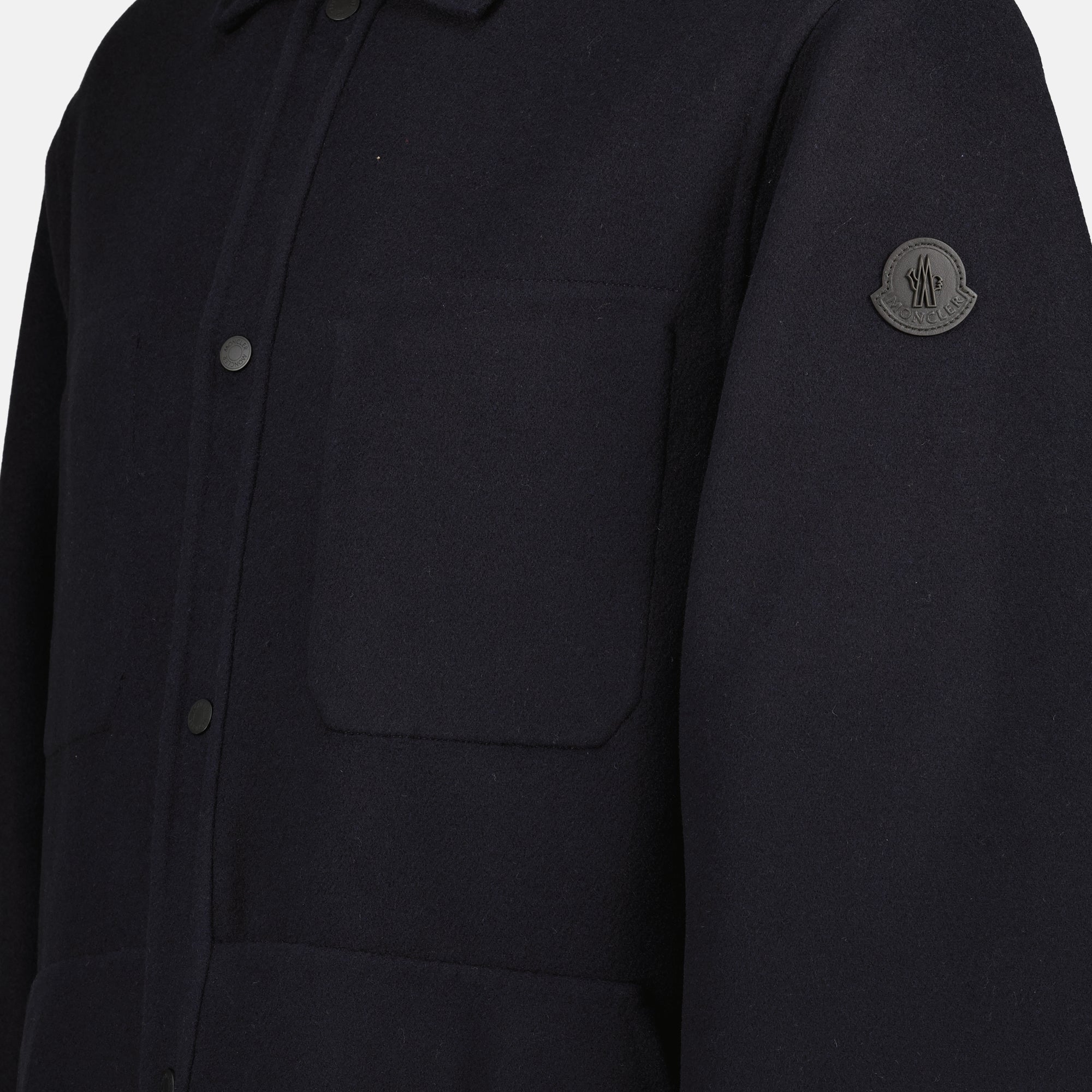 Moncler, Tagnit Jacket, Navy Jacket, Wool Polyamide, Reversible Jacket