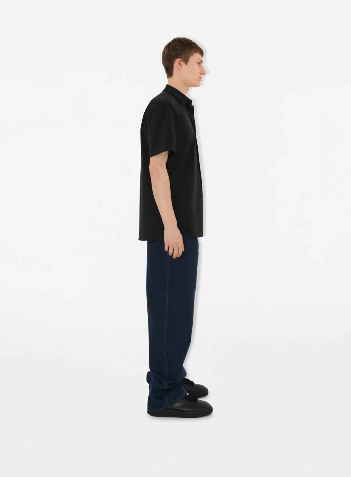 Black Short Sleeve Shirt - Burberry - Men | WE IN STYLE Black Short Sleeve Shirt - Burberry - Men | WE IN STYLE