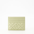 Baguette card holder, Fendi accessories, nappa leather wallet, luxury cardholder, elegant wallet