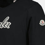 T-shirt, Moncler, embroidered logo, cotton t-shirt, casual wear