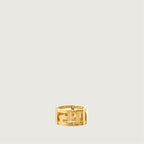 Medusa Ring, Versace Jewelry, Crystal Ring, Greca Design, Unisex Accessories