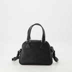 Imagem da bolsa de bowling em couro liso Courrèges da Courrèges para unisex - Temporada Primavera-Verão 2025 - Vista Traseira