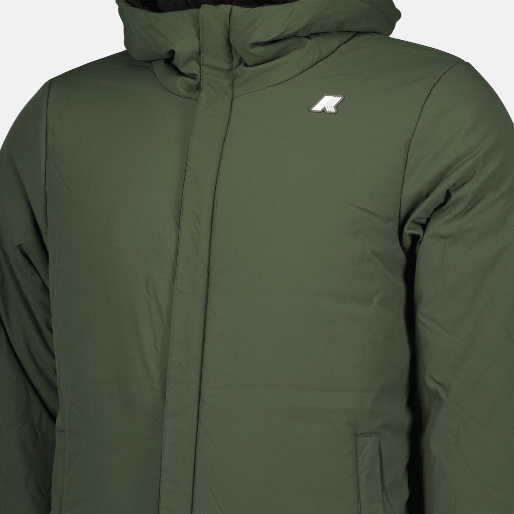 reversible jacket, black khaki jacket, K-Way jacket, waterproof jacket, men's fashion