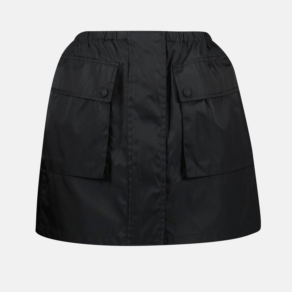 Re-Nylon skirt, Prada clothing, flared skirt, sustainable fashion, eco-friendly textile