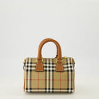 Image of Mini Bowling Check Bag by Burberry for Women - Season Spring-Summer 2026 - Back View