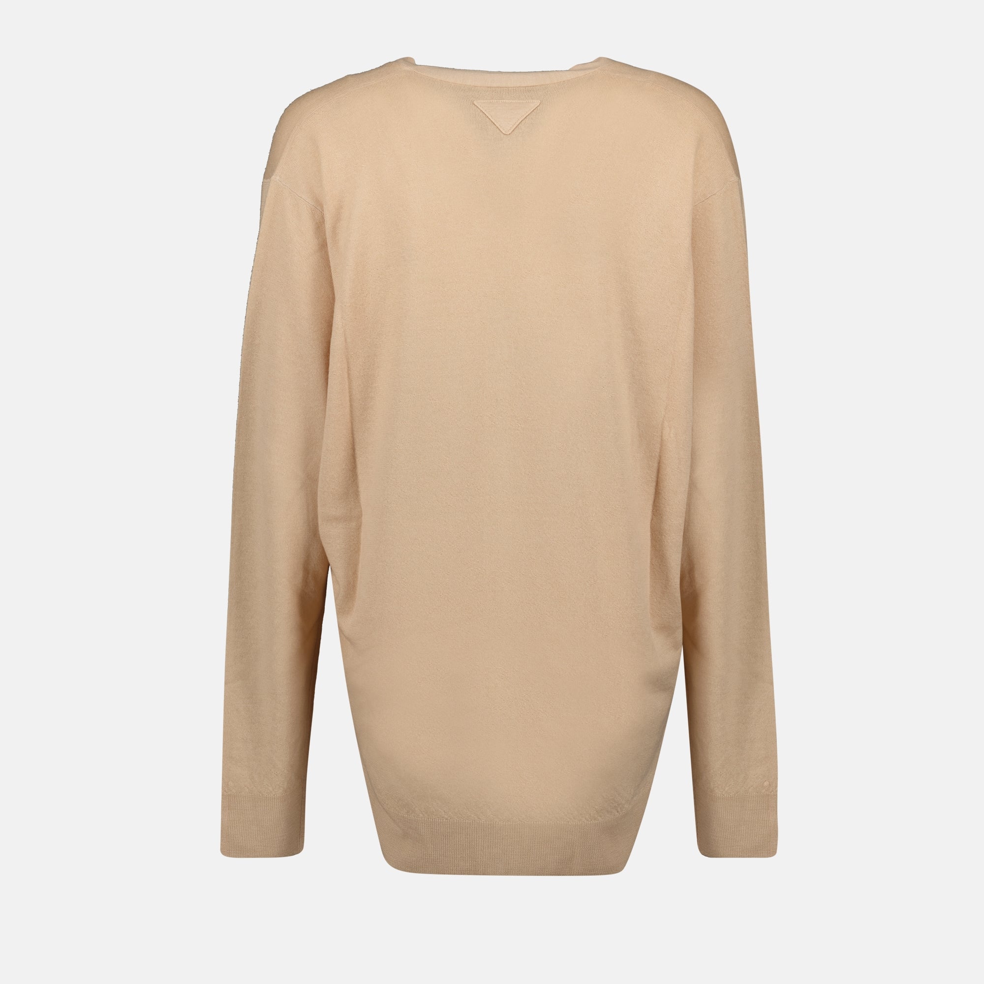 Imagem de um cardigã de decote em V da Prada para Mulheres - Temporada Outono-Inverno 2024 - Vista de detalhe 10