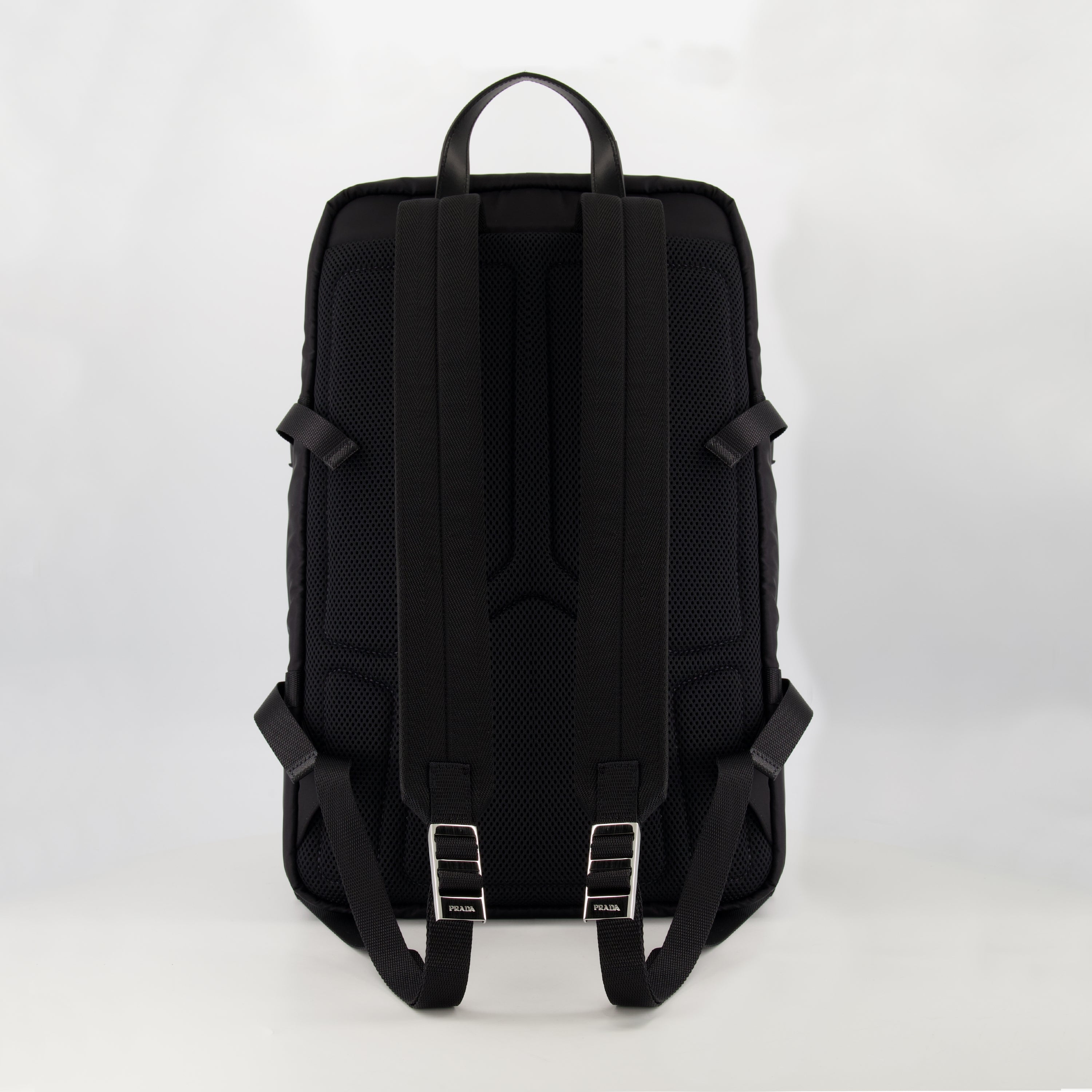 Prada backpack, Re-Nylon backpack, Saffiano leather accessories, stylish backpacks, eco-friendly bags