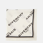 Givenchy scarf, silk accessory, mini scarf, contemporary design, high-quality fabric