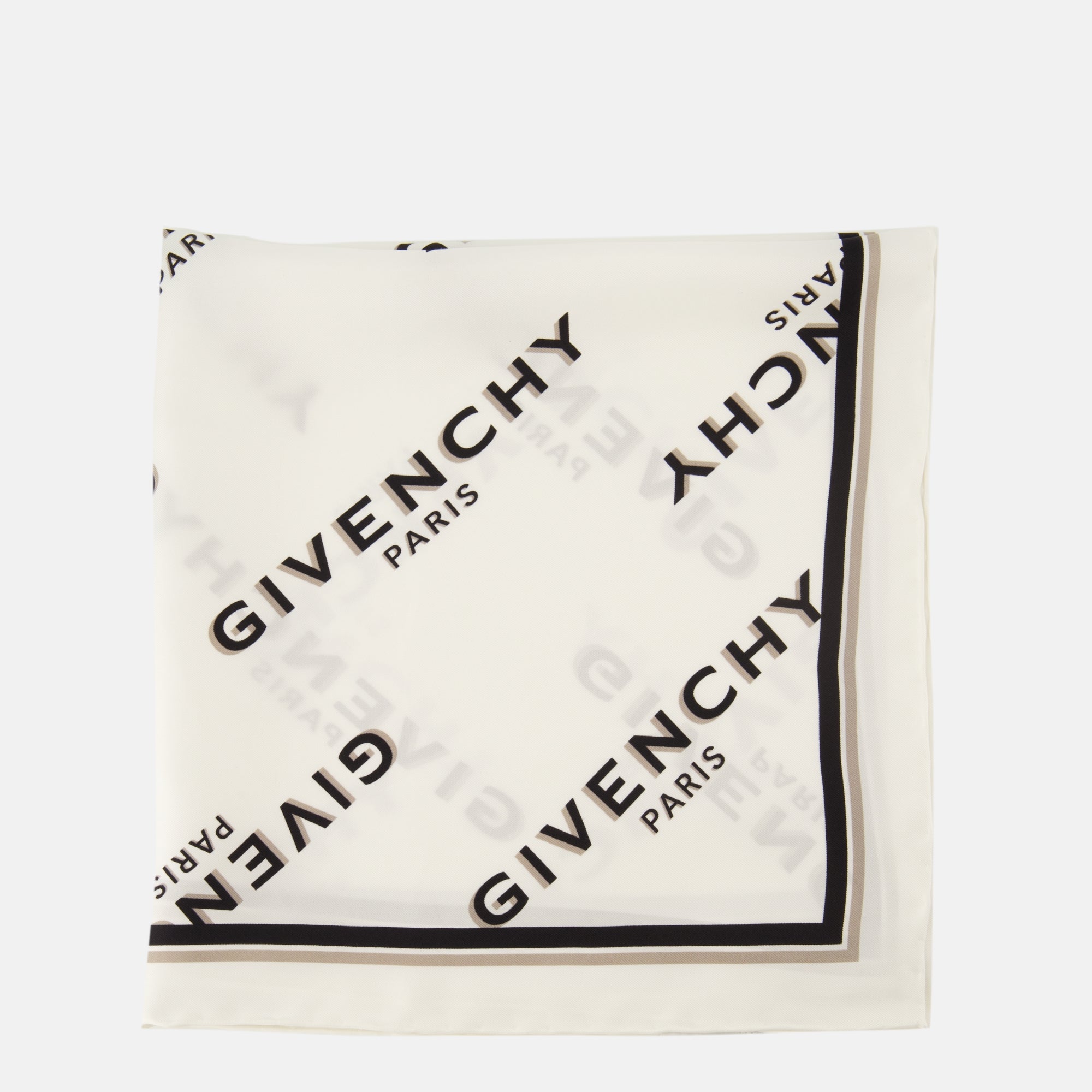 Givenchy scarf, silk accessory, mini scarf, contemporary design, high-quality fabric