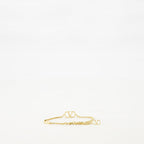 Valentino Garavani bracelet, gold Vlogo bracelet, classy jewelry, adjustable bracelet, metal jewelry