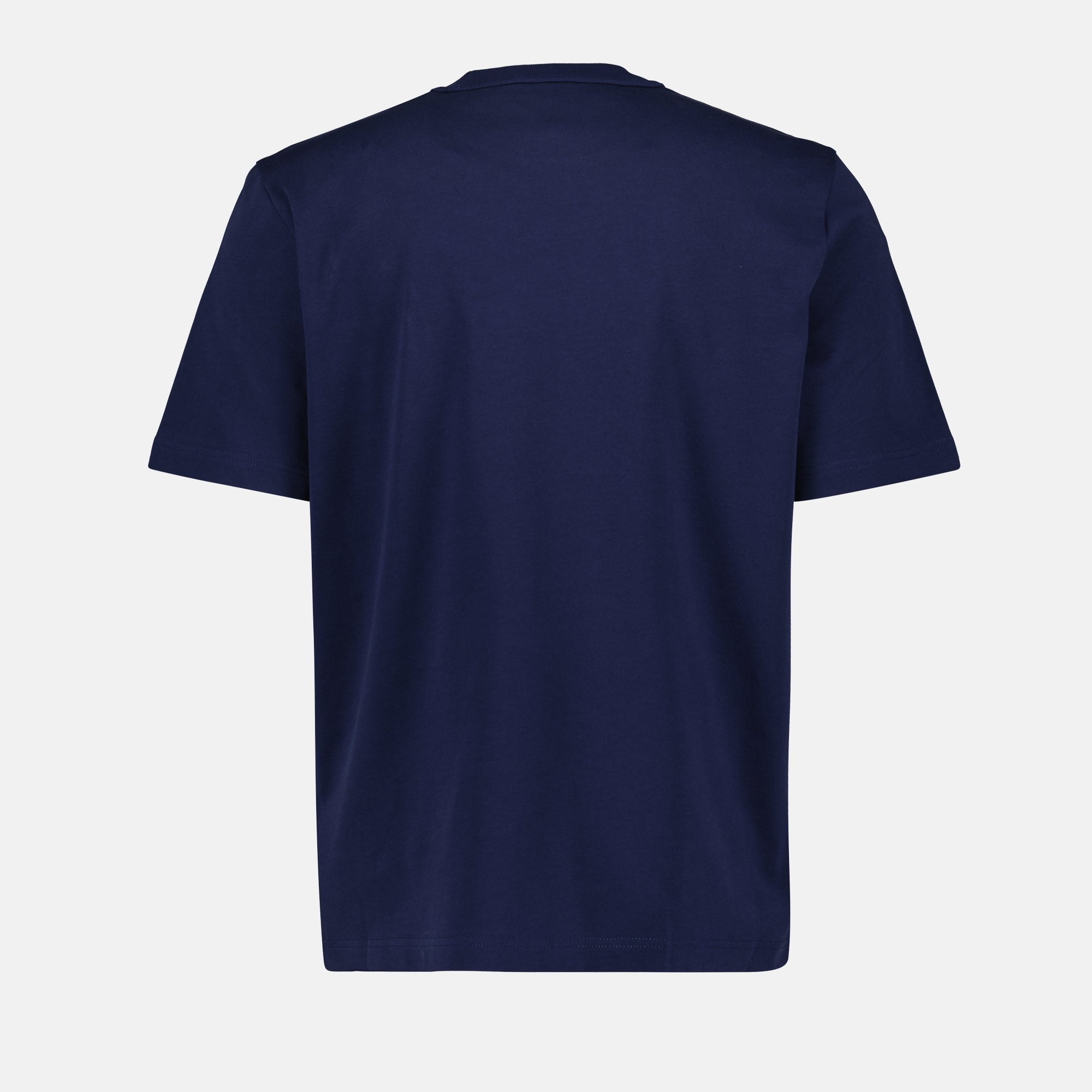 Bilde av marineblå logo lomme T-skjorte fra Moncler for menn - Sesong vår-sommer 2025 - Bakvisning