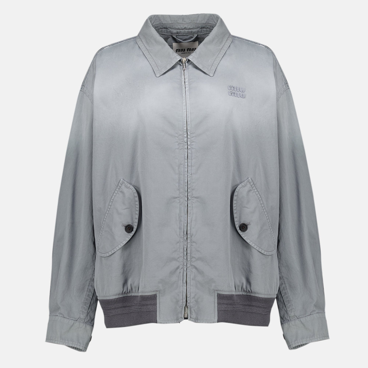 Sergé Blouson Vieilli Grey