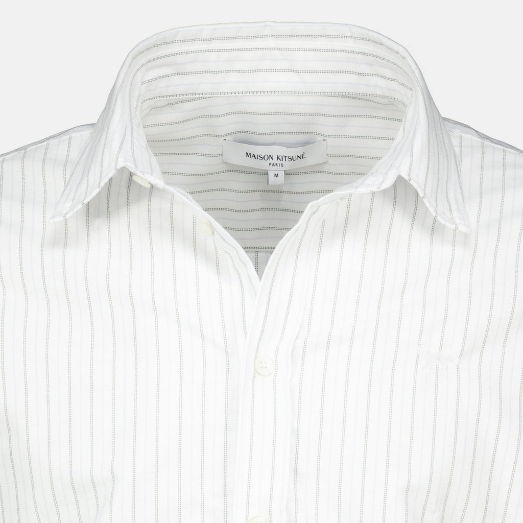 Camicia di Cotone a Righe - Maison Kitsuné
