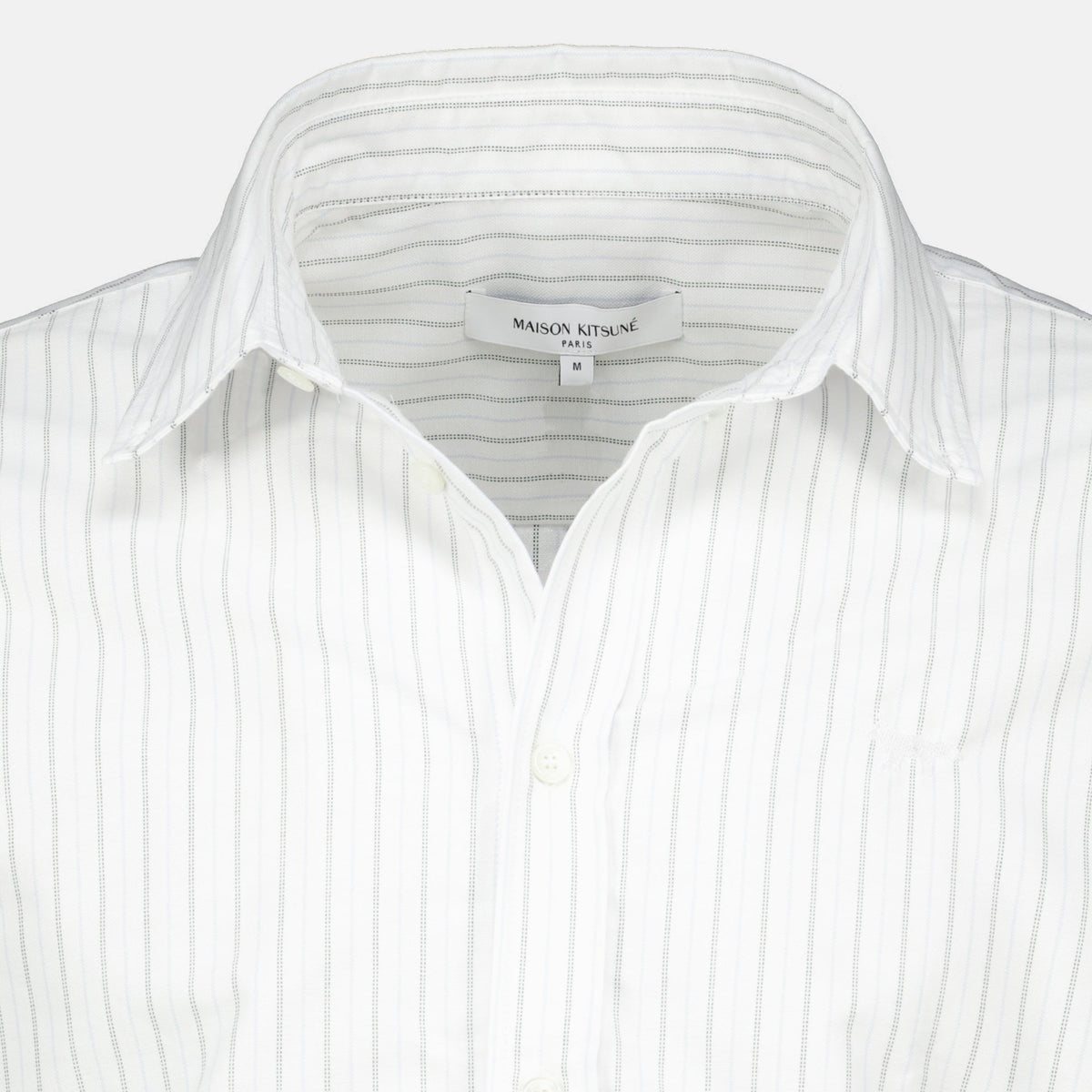 Camicia di Cotone a Righe - Maison Kitsuné