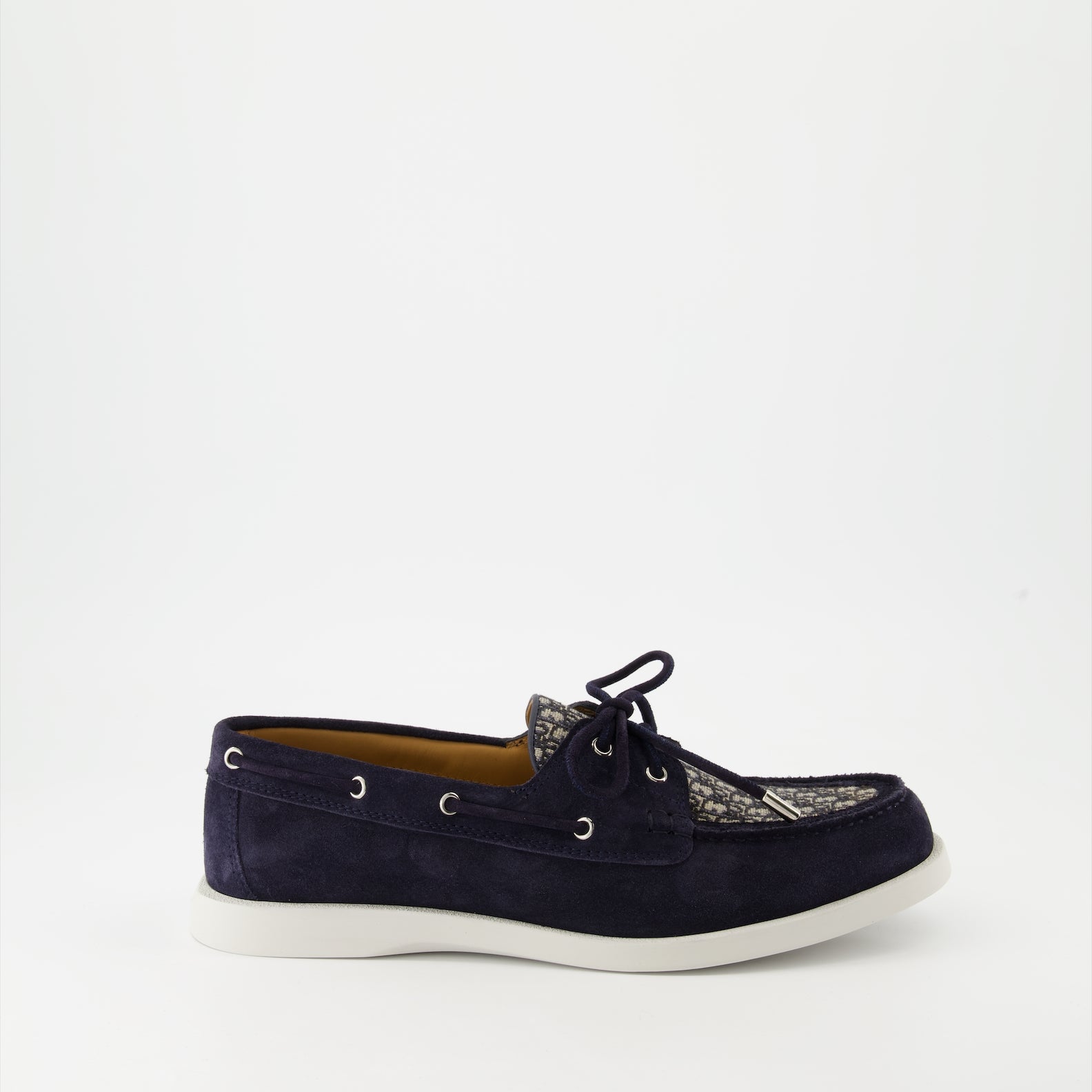 Granville Boat Shoes, Dior, Blue Suede Shoes, Luxury Footwear, Designer Boat Shoes