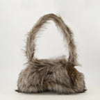 Image of Diesel Faux Fur Bag by Diesel for Women - Season Autumn-Winter 2025 - Front View