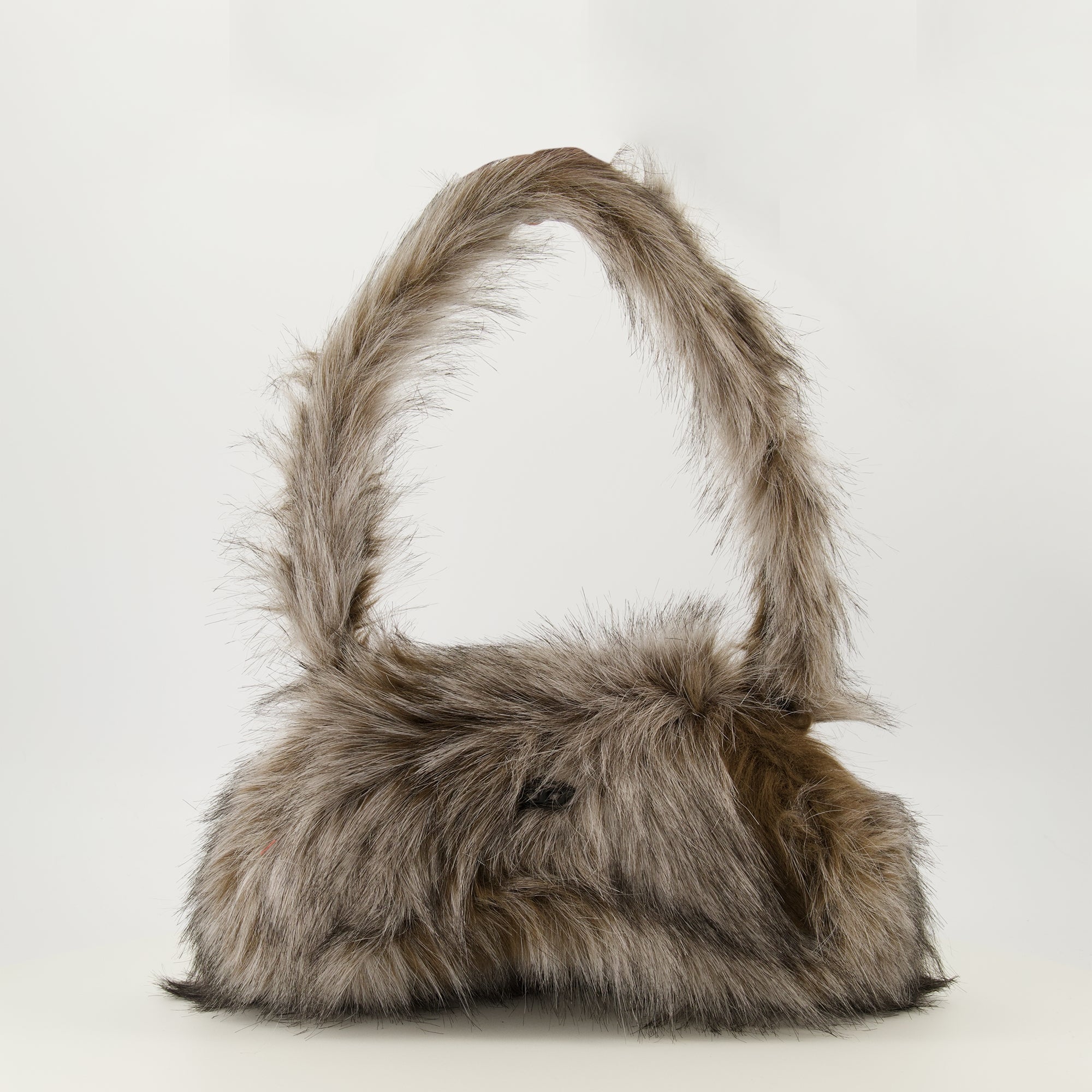 Diesel bag, faux fur, elegant accessory, sophisticated design, autumn-winter collection