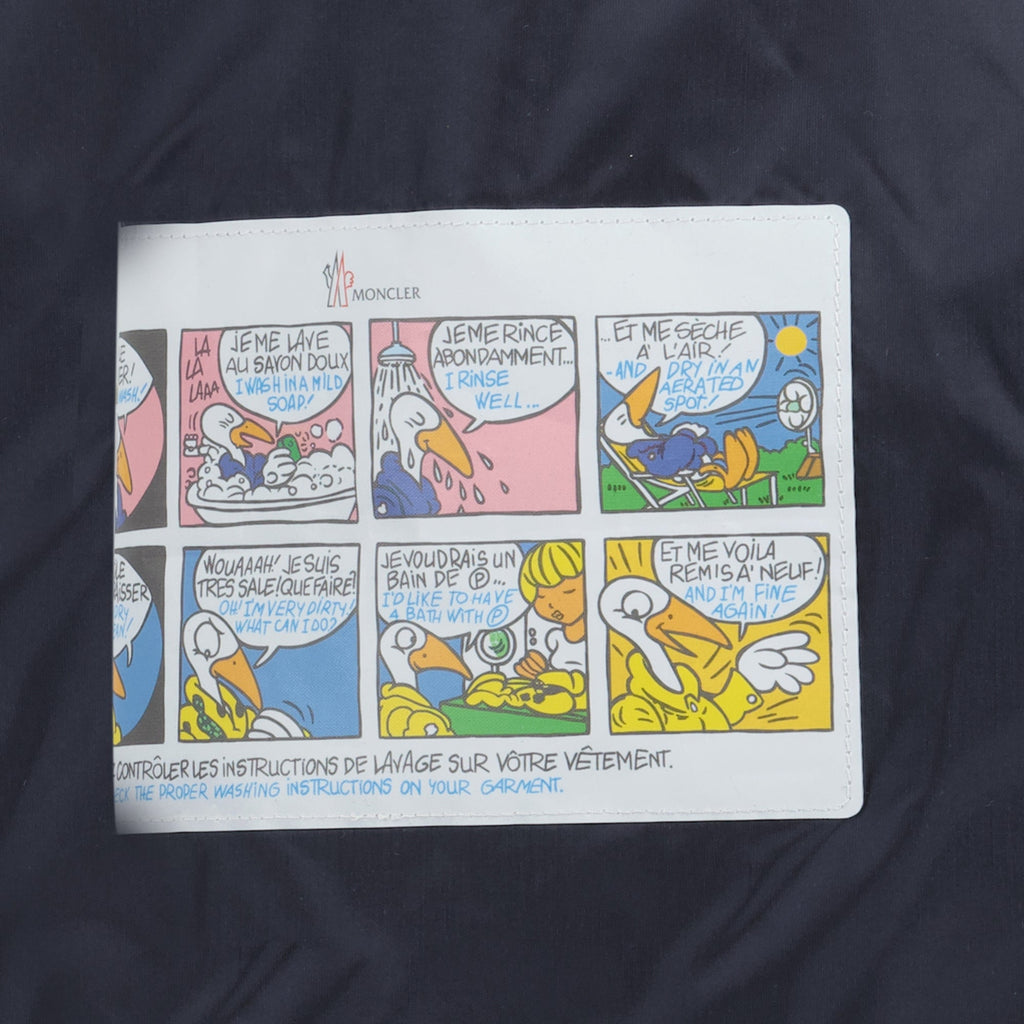 Image of Doudoune Najan Bleu Marine by Moncler for Men - Season Autumn-Winter 2025 - Product detail view 4