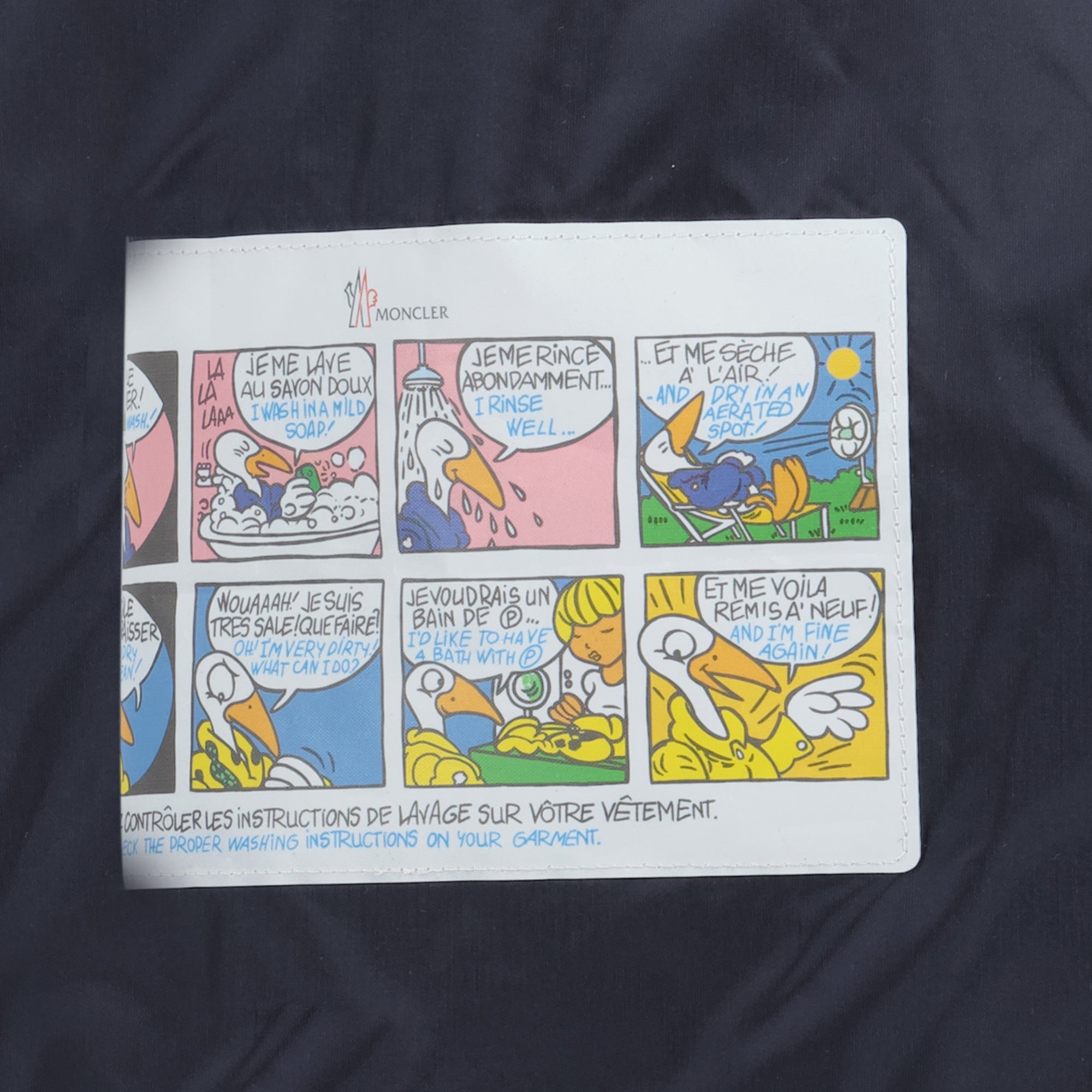 Image of Doudoune Najan Bleu Marine by Moncler for Men - Season Autumn-Winter 2025 - Product detail view 4