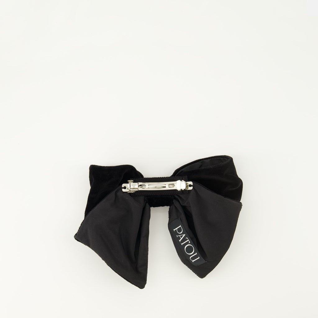 hair clip, bow accessory, Patou, velvet hair accessories, Autumn-Winter 2025 collection