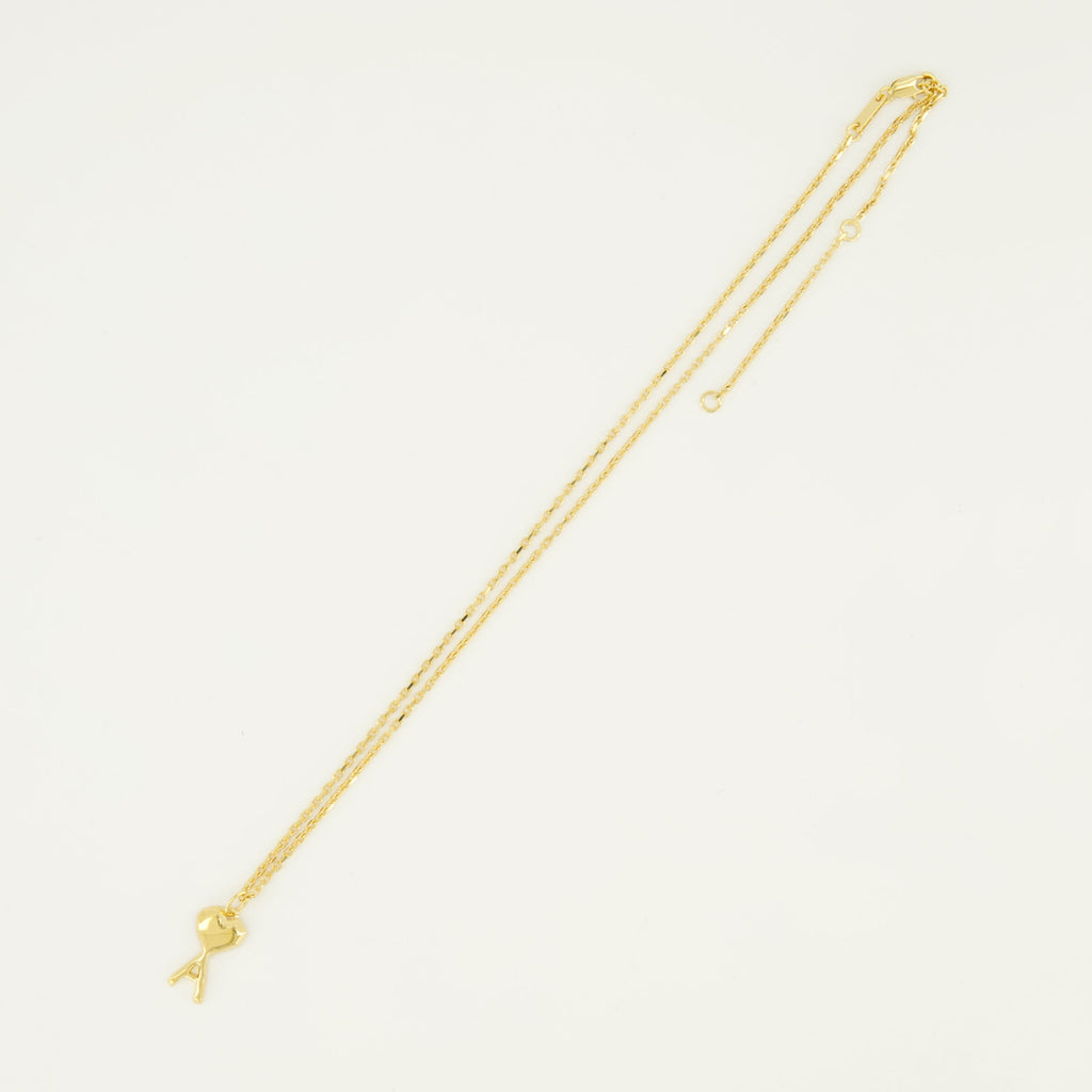 Image of Collier ami de coeur doré by Ami PARIS for Unisex - Season Spring-Summer 2026 - Detail View 1