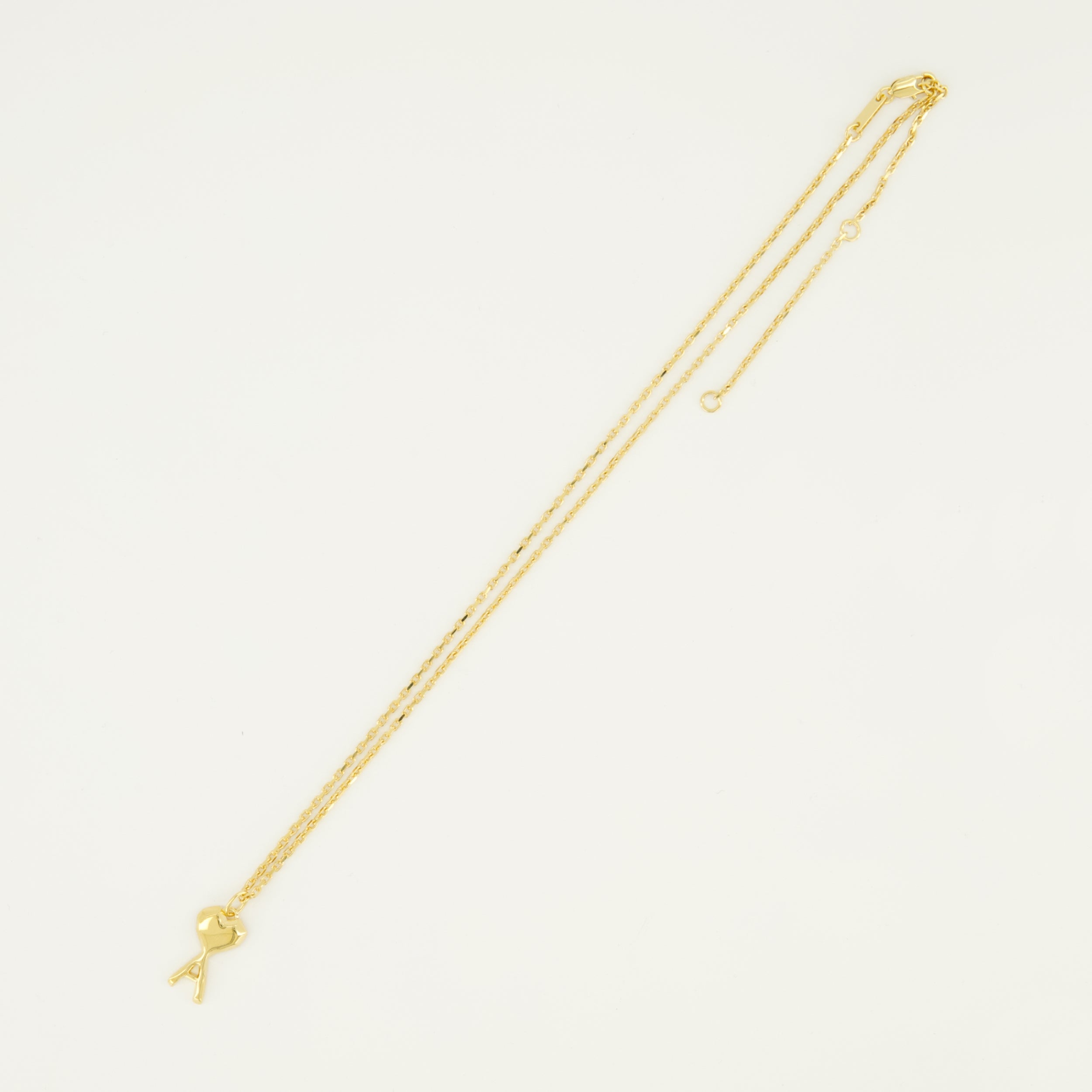 Image of Collier ami de coeur doré by Ami PARIS for Unisex - Season Spring-Summer 2026 - Detail View 1