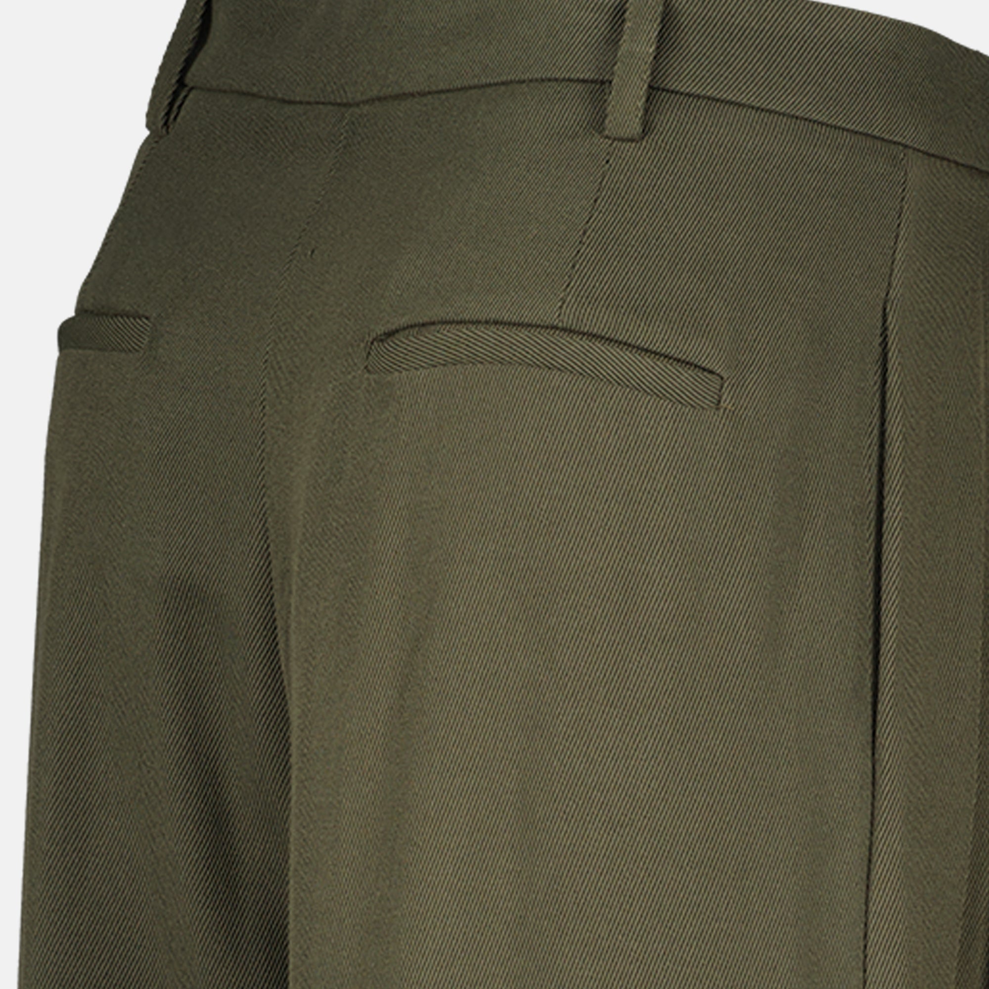 wide khaki pants, IRO, viscose wool blend, autumn-winter collection, high-waisted trousers