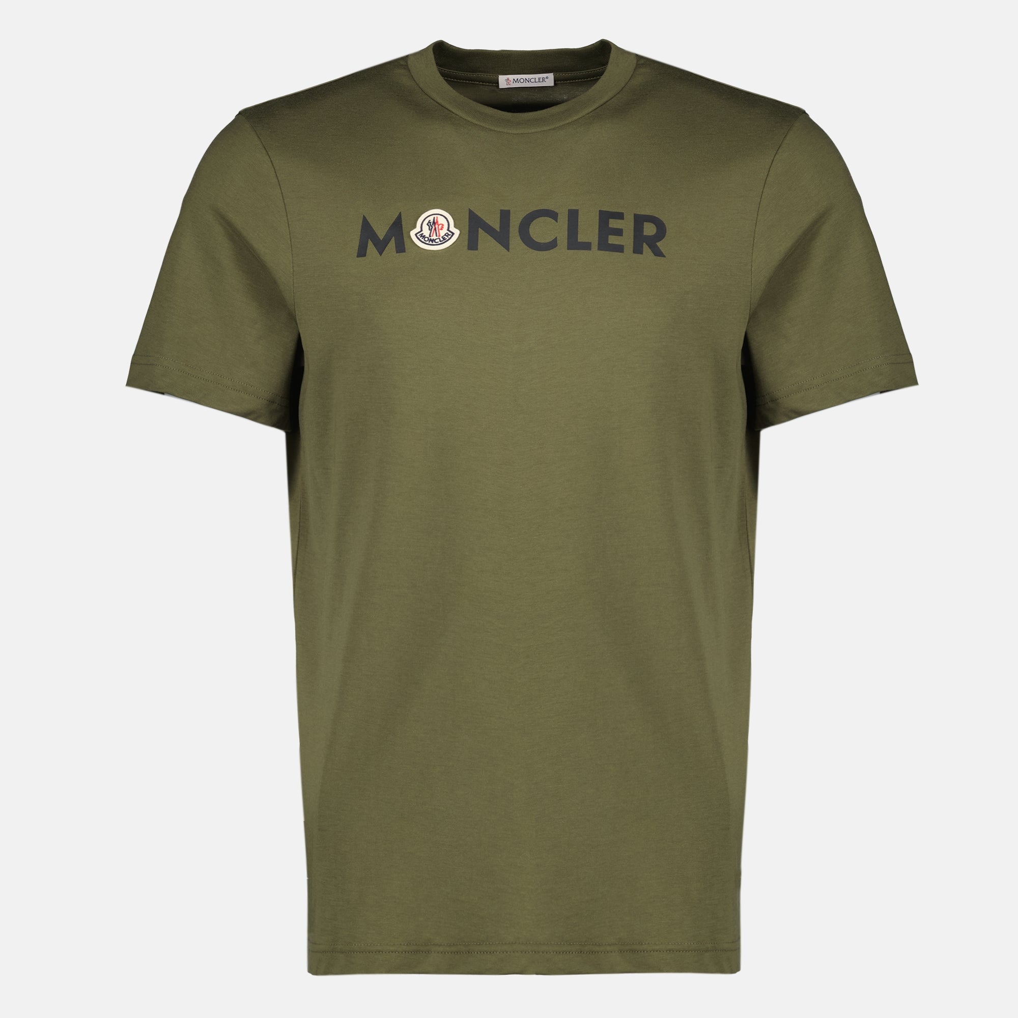Kaki Printed Logo T-Shirt