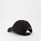 Immagine di cappellino ricamato nero di Courrèges per unisexe - Stagione Autunno-Inverno 2025 - Vista dettagli 1